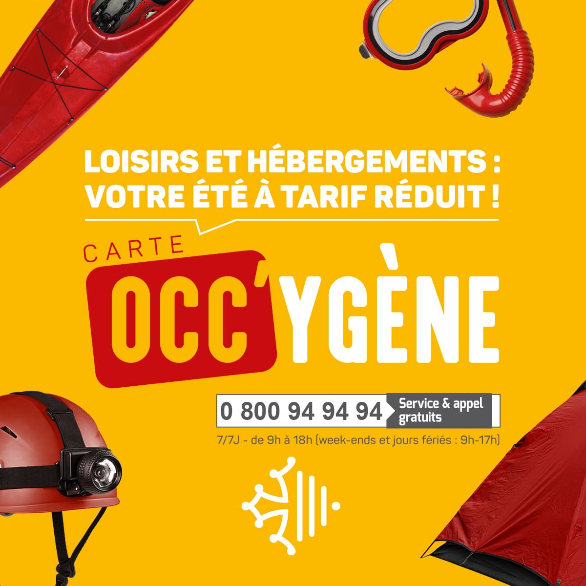 CARTE OCC'YGENE : LE PLEIN DE LOISIRS EN RéGION OCCITANIE