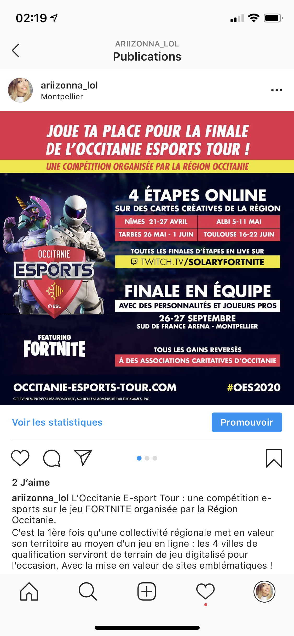 Occitanie E-sports Tour Online