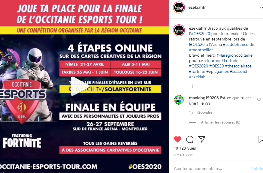 Occitanie E-sports Tour Online