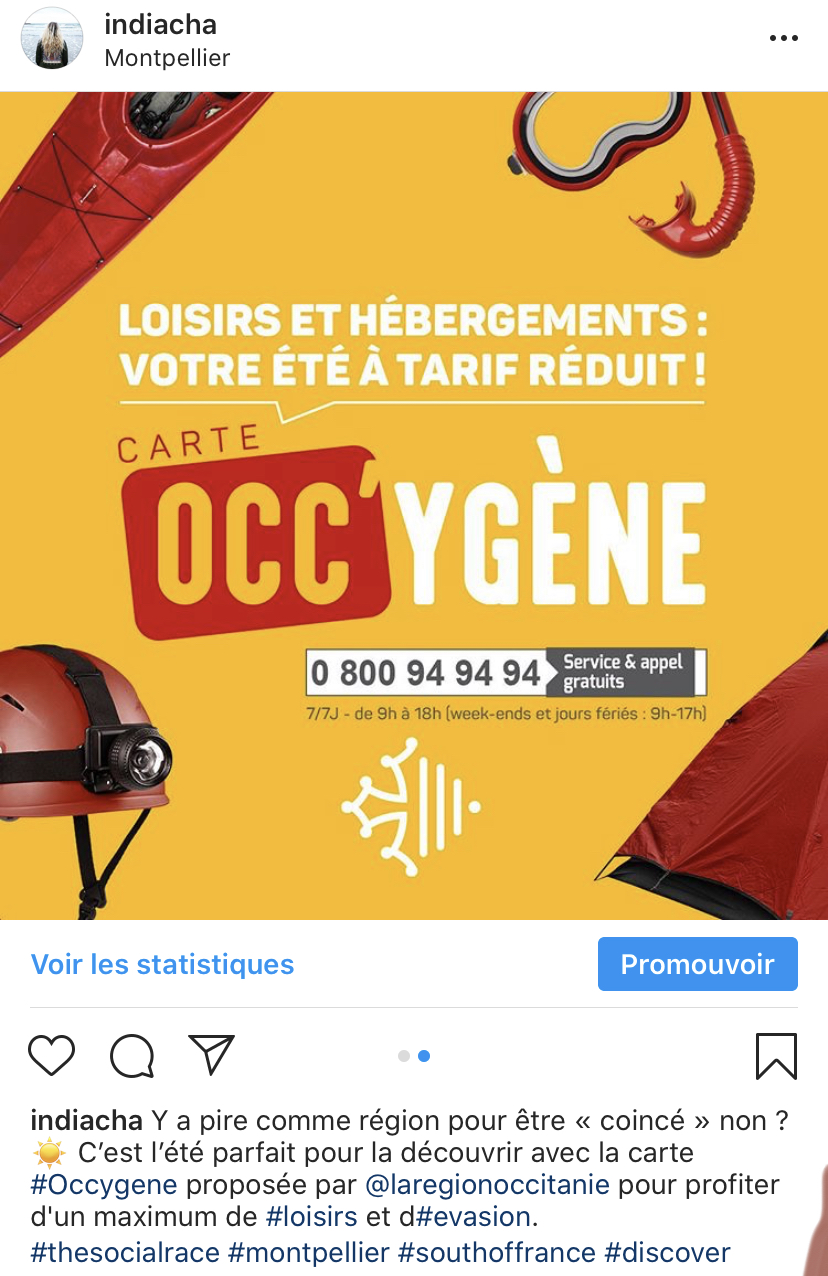 Carte Occ'ygene : le plein de loisirs en Région occitanie