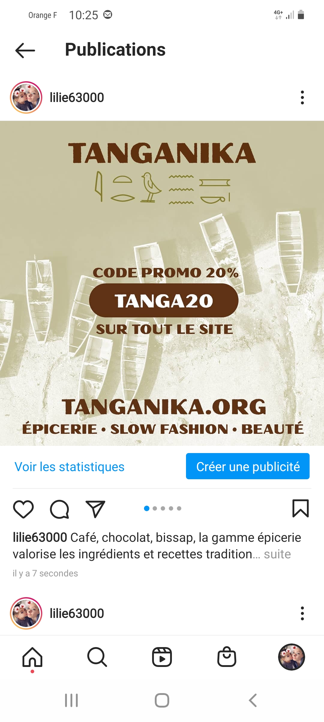 Promotion de la marque Tanganika épicerie
