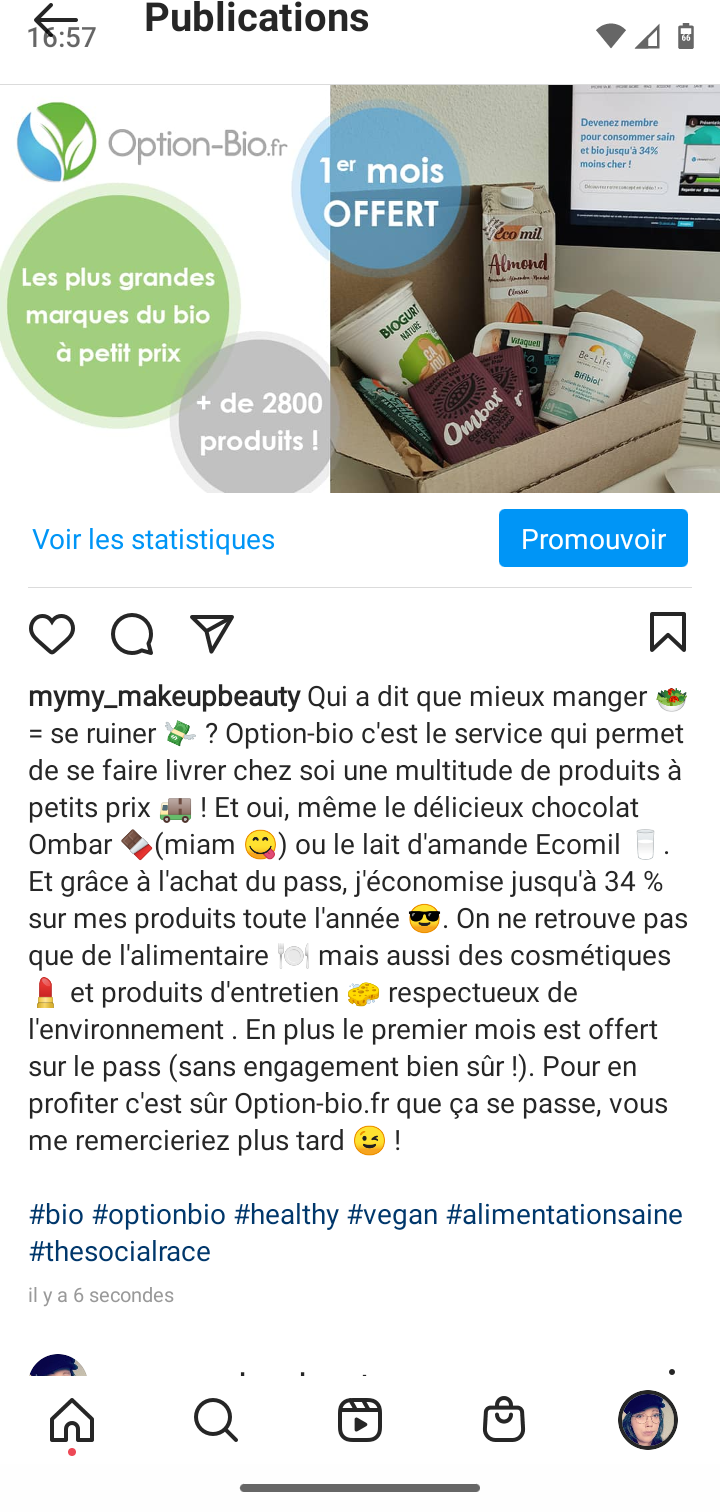 Promotion d'option-bio.fr