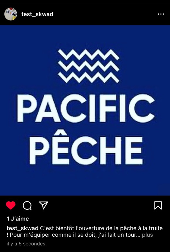 Bienvenue chez Pacific Pêche !